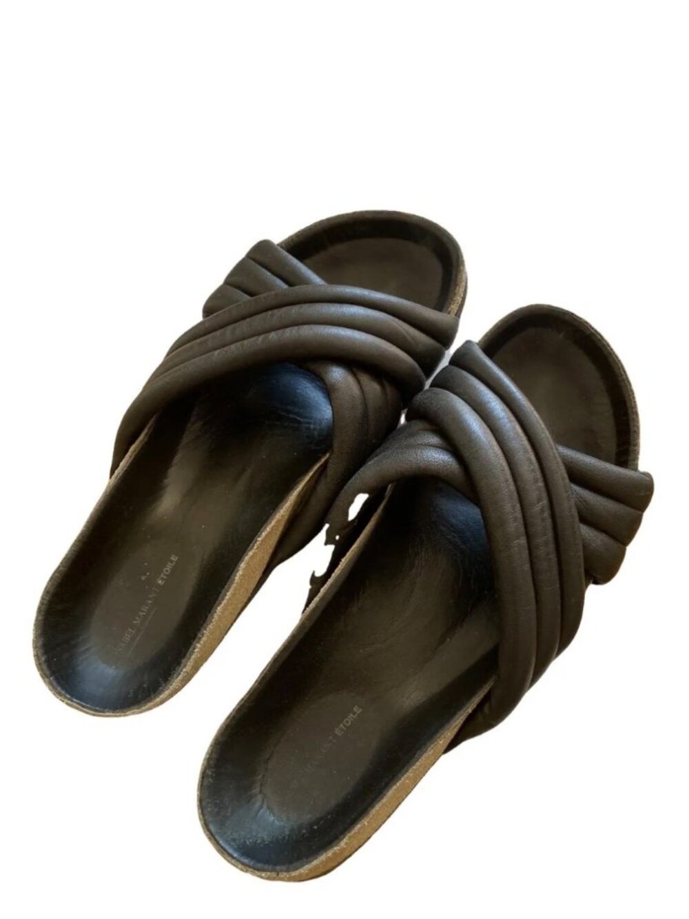 Isabel Marant Black Holden Leather Sandals.  Size US 7.5
